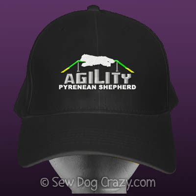 Embroidered Pyrenean Shepherd Agility Hat