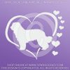 Hearts Pyrenean Shepherd Stickers