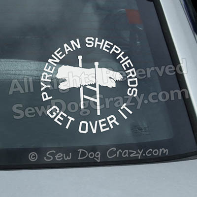 Agility Pyr Shep Car Stickers