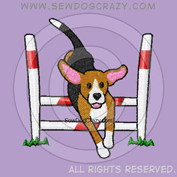 Embroidered Cartoon Beagle Agility Gifts