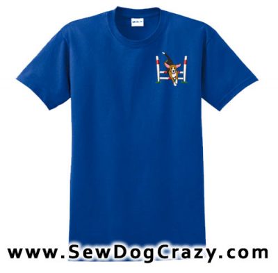 Cartoon Beagle Agility Tshirt