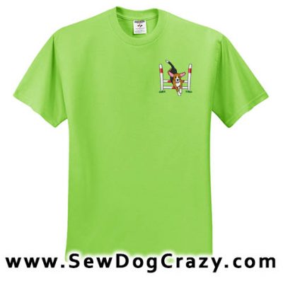 Cartoon Agility Beagle Tshirt
