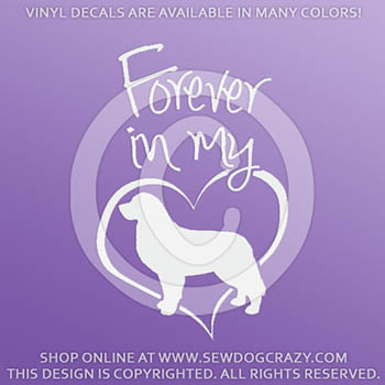 Bernese Mountain Dog Forever In My Heart Decals