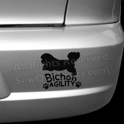 Bichon Agility Bumper Stickers