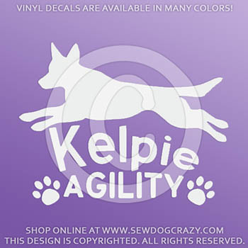 Kelpie Agility Decals