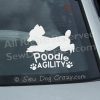 Poodle Agility Vinyl Decals