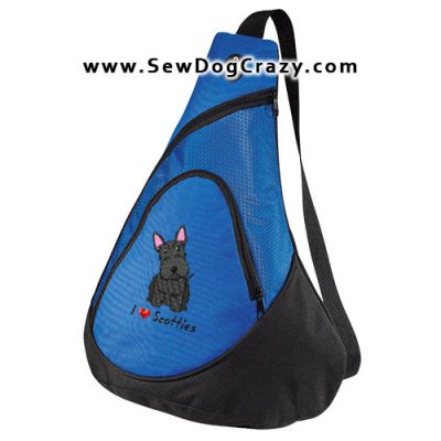 Embroidered Scottie Dog Bags