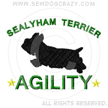 Embroidered Sealyham Terrier Agility Gifts