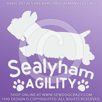Sealyham Terrier Agility Decals