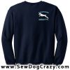Embroidered Agility Weimaraner Sweatshirts