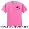 Embroidered Weimaraner Agility Tshirts