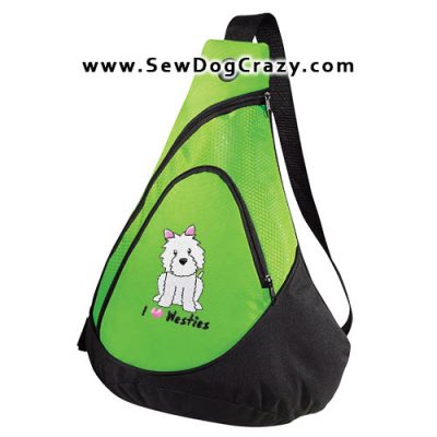 Embroidered Westie Bags