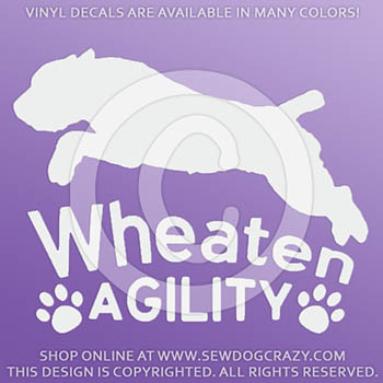 Soft Coated Wheaten Terrier Agility Decals