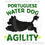 Embroidered Portuguese Water Dog Agility Gifts