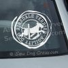 Vinyl Airedale Agility Car Decals