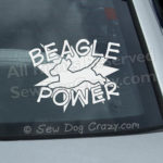 Beagle Power Vinyl Decals