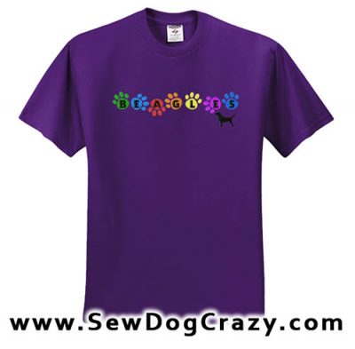 Colorful Rainbow Beagle Tshirt