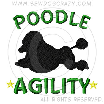 Show Coat Poodle Agility Shirts