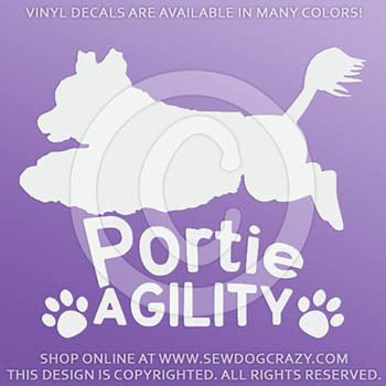 Vinyl Portie Agility Stickers