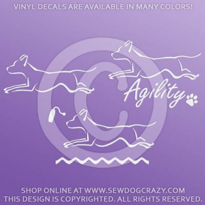 Vinyl Ridgeback Dog Sports Stickers