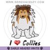 Sable Headed White Rough Collie Shirts