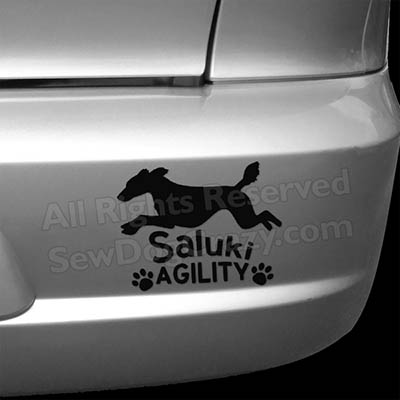 Saluki Agility Bumper Stickers