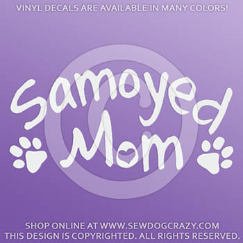 Samoyed Mom Car Decals