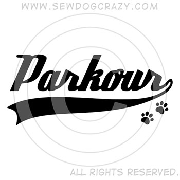 Dog Parkour Baseball Shirts