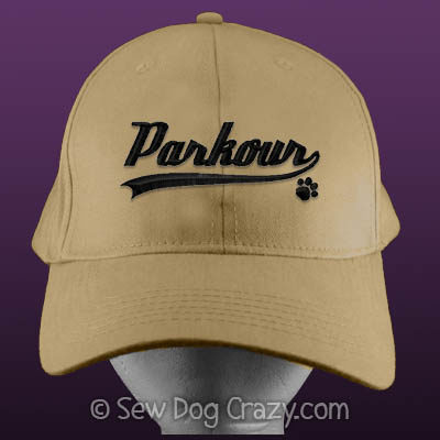 Embroidered Dog Parkour Hat
