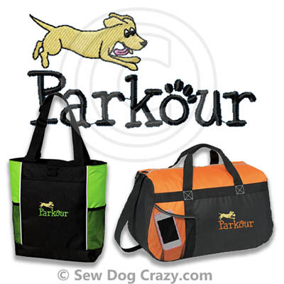 Cartoon Dog Parkour Bag