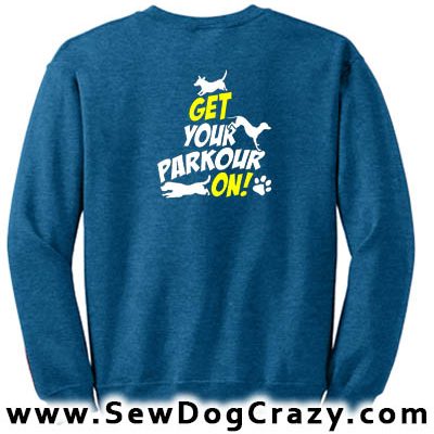 Dog Parkour Sweatshirts