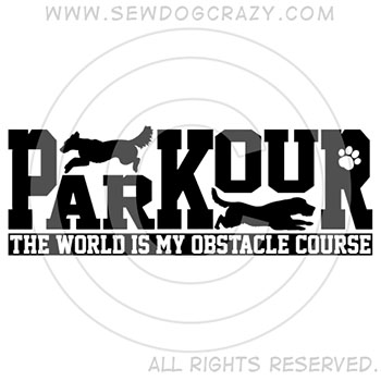 Dog Obstacle Course Parkour Shirts