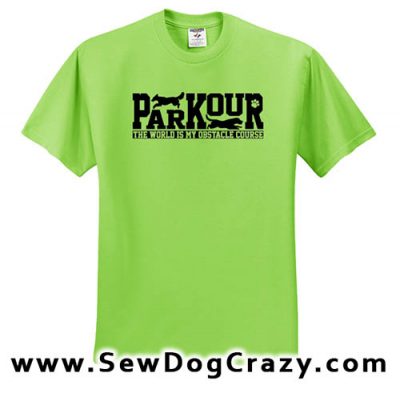 Dog Obstacle Course Parkour Tshirts