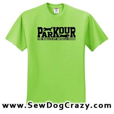 Dog Obstacle Course Parkour Tshirts
