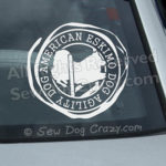 American Eskimo Dog Agility Car Decals