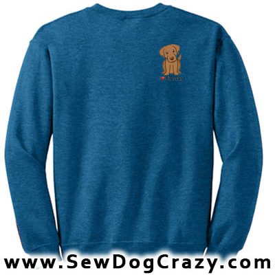 Cartoon Chesapeake Bay Retriever Sweatshirts