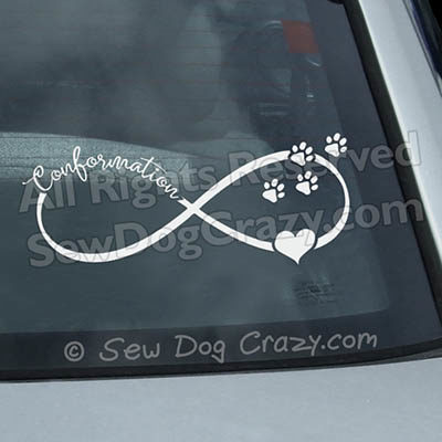 Show Dogs Conformation Window Stickers