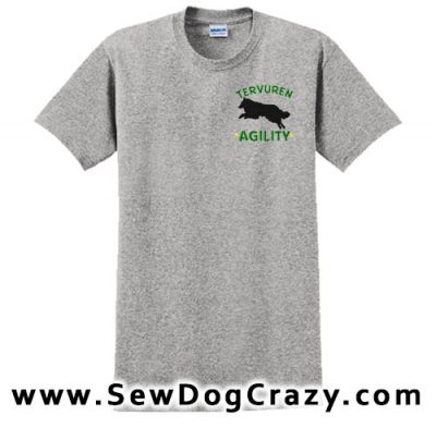 Embroidered Tervuren Agility Tees