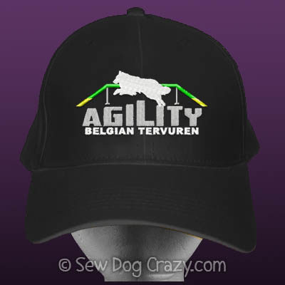 Embroidered Tervuren Agility Hat