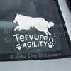 Tervuren Agility Car Decals