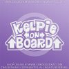 Kelpie On Board Vinyl Stickers