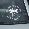 Agility Golden Car Window Stickers