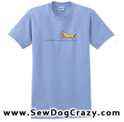 Embroidered Golden Lure Coursing TShirts