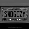 Rat Terrier Agility License Plate Frames