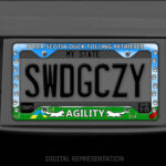 Agility Toller License Plate Frame