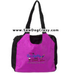 Run Agility Drink Wine Embroidered Tote Bag