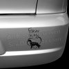 Forever in my heart Flat Coated Retriever Decals