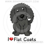 Embroidered Flat Coated Retriever Shirts