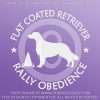 Flat Coated Retriever RallyO Car Stickers