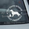 Flat Coated Retriever Rally Obedience Window Stickers